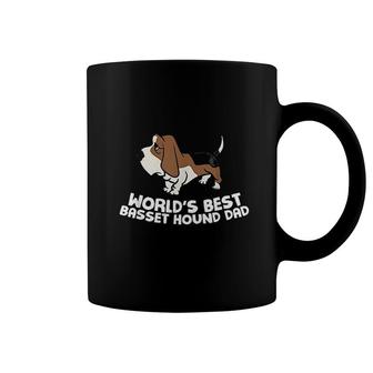World Best Basset Hound Dad Coffee Mug | Mazezy