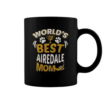 World's Best Airedale Mom Dog Owner Coffee Mug | Mazezy