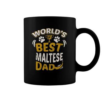 World's Best Maltese Dad Dog Owner Coffee Mug | Mazezy