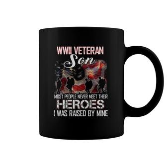 Wwii Veteran Son Most People Never Meet Their Heroes Coffee Mug | Mazezy