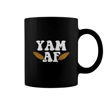 Yam Af - Yams Thanksgiving Dinner Vegetable Pun Coffee Mug - Thegiftio