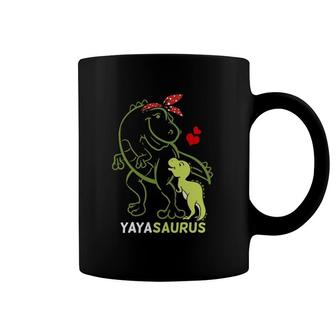Yayasaurus Yaya Tyrannosaurus Dinosaur Baby Mother's Day Coffee Mug | Mazezy