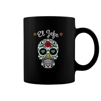 Yo Soy El Jefe Dia De Los Muertos Day Of The Dead For Men Art Coffee Mug - Seseable