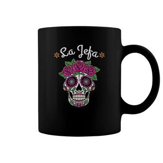 Yo Soy La Jefa Dia De Los Muertos Day Of The Dead For Women Gift Coffee Mug - Seseable