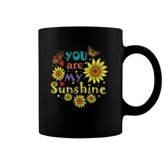 You Are My Sunshine Cute Sunflower Hot Summer Graphic Coffee Mug | Mazezy