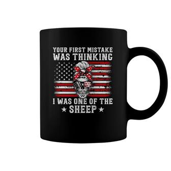 Your First Mistake Was Thinking I Was One Of The Sheep Mom Coffee Mug | Mazezy