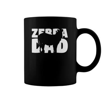 Zebra Lover Gift Zebra Dad Zoo Keeper Animal Father Zebra Coffee Mug | Mazezy