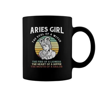 Zodiac Aries Women Aries Girl For Women Coffee Mug | Mazezy