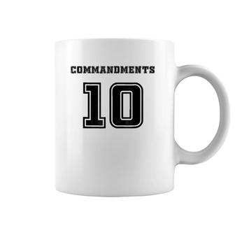 10 Commandments Christian Biblical Gift Coffee Mug | Mazezy