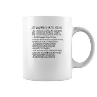 10 Reason To Be A Mechanic Engineer Coffee Mug | Mazezy AU