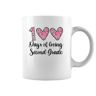 100 Days Of Loving 2Nd Second Grade 100Th Day Of School Raglan Baseball Tee Coffee Mug | Mazezy
