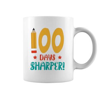 100 Days Sharper Funny Student Gift 100 Days Of School Coffee Mug | Mazezy