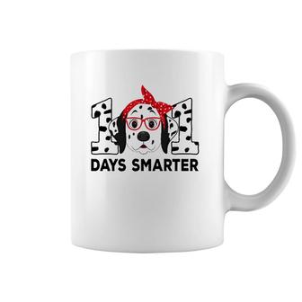 101 Days Smarter 101St Day School Dalmatian Dog Teacher Kids Coffee Mug | Mazezy