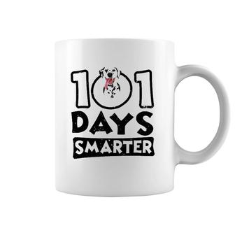 101 Days Smarter Dalmatian Dog Lover Coffee Mug | Mazezy CA