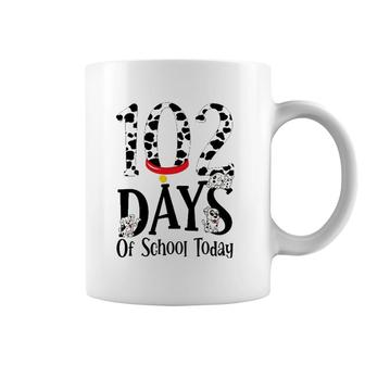 102 Days Of School Today Dalmatian Dog Boys Girls Kids Coffee Mug | Mazezy