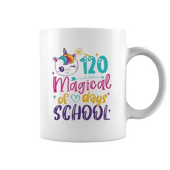 120Th Day Of School Unicorn 120 Magical Days Teacher Girls Coffee Mug | Mazezy