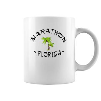 2 Sided Marathon Florida Key Island Vacation Gift Coffee Mug | Mazezy