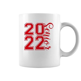 2022 Senior High School College Graduate Student Red Coffee Mug | Mazezy CA