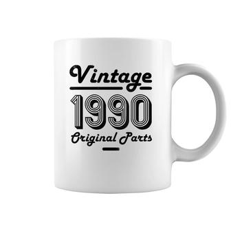 31St Birthday Vintage Women 31 Year Old Gift 1990 Daughter V-Neck Coffee Mug | Mazezy