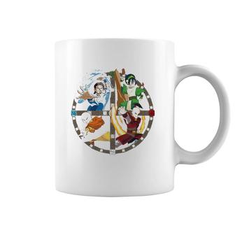 4 Benders Into 4 Quadrants Of A Circle Coffee Mug | Mazezy