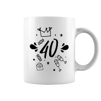 40 Happy 40Th Birthday Party Cheer Gift Coffee Mug - Seseable