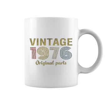 45th Birthday Gift Retro Birthday Vintage 1976 Original Parts Coffee Mug - Thegiftio UK