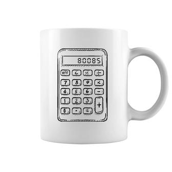 80085 Calculator Funny Retro Nostalgic Coffee Mug | Mazezy
