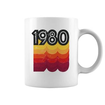 80S Style Retro 42Nd Birthday Vintage 1980 Ver2 Coffee Mug | Mazezy