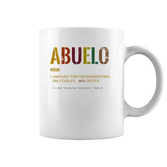 Abuelo Definition Spanish Grandpa Father's Day Grandfather Coffee Mug | Mazezy
