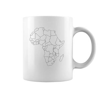 African Continentmen Women Map Of Africa Pride Coffee Mug | Mazezy