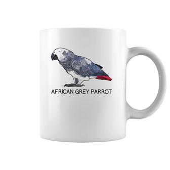 African Grey Parrot Bird Lover Coffee Mug | Mazezy