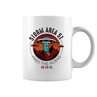 Alien Storm Area 51 - Alien Gift For Alien Lover Coffee Mug | Mazezy