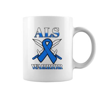Als Motor Neurone Disease Amyotrophic Lateral Sclerosis Blue Coffee Mug | Mazezy