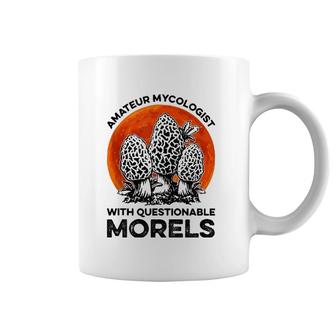 Amateur Mycologist With Questionable Morels Blood Moon Coffee Mug | Mazezy