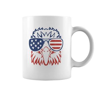 American Bald Eagle Usa Flag 4Th Of July Eagle Usa Tee Premium Coffee Mug | Mazezy