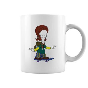 American Dad Skateboarding Roger Coffee Mug | Mazezy