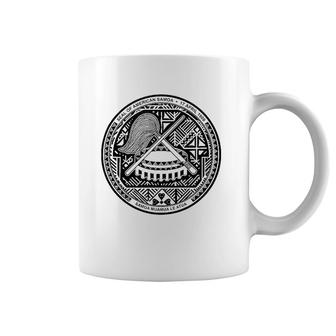 American Samoa Coat Of Arms Tee Flag Souvenir Coffee Mug | Mazezy