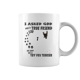 American Toy Fox Terrier Quote Mom Dad Art Cute Amertoy Dog Coffee Mug | Mazezy