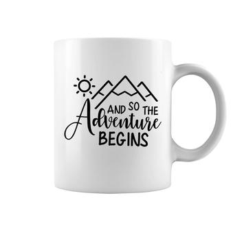 And So The Adventure Begins Coffee Mug | Mazezy