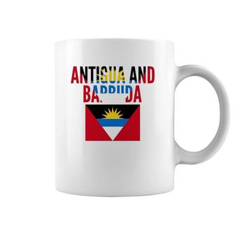 Antiguan Gift - Antigua And Barbuda Country Flag Coffee Mug | Mazezy