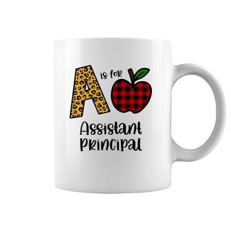 Apple A Is For Assistant Principal Back To School Coffee Mug | Mazezy