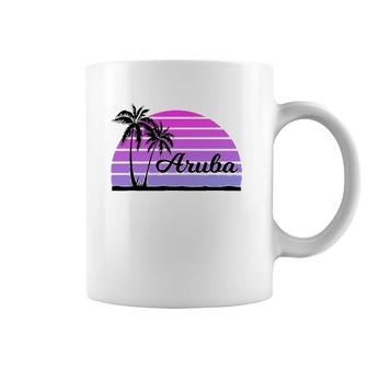 Aruba Souvenirpalm Sun Beach Waves Coffee Mug | Mazezy