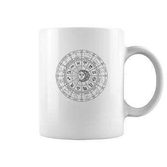 Astrology Horoscope Zodiac Sign Calendar Coffee Mug | Mazezy