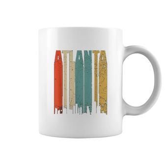 Atlanta Retro Skyline City Coffee Mug | Mazezy