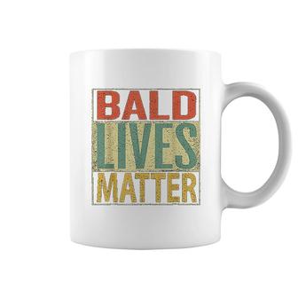 Bald Lives Matter Funny Bald Head Coffee Mug | Mazezy