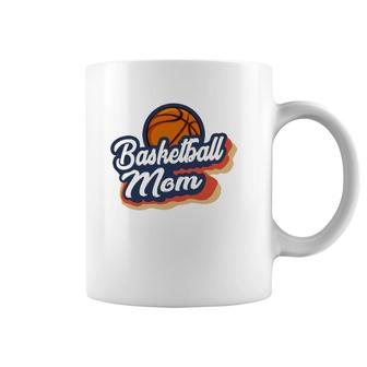 Basketball Mom Funny Retro Graphic Softball Lovers Coffee Mug | Mazezy