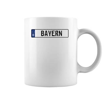 Bayern Bavaria License Plate Coffee Mug | Mazezy