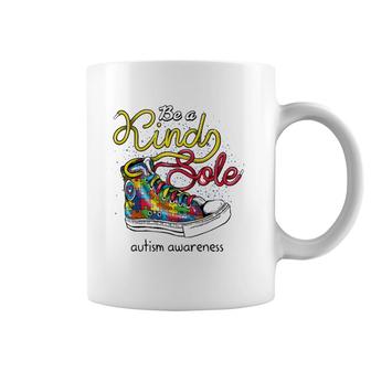Be A Kind Sole Autism Awareness Puzzle Shoes Be Kind Gifts Coffee Mug | Mazezy CA
