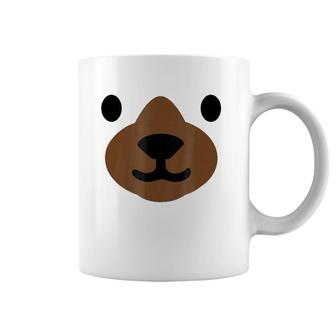 Bear Face Halloween Costume Funny Coffee Mug | Mazezy