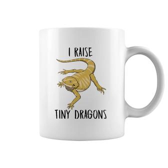Bearded Dragon Quote Tiny Dragons Lizard Pullover Coffee Mug | Mazezy